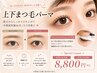 【オーダーメイドまつ毛パーマ上下】トリートメント&アイシャンプー付 ¥8800