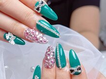 クイーンズネイルサロン(Queen's nail salon)/長さだし持ち込みデザイン