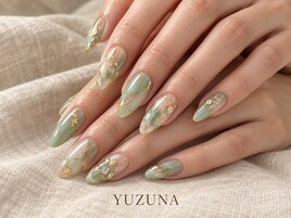 ミントグリーン×ネイル041