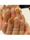 【べっ甲Nail】選べるアート