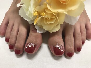 ダブルネイル(Double Nail)/【久森】フットネイル