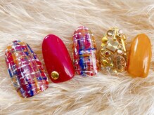 アミネイルズ(AmiNails)/ツイードネイル♪
