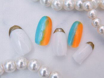 ティアリーネイル コレットマーレ店(Tiary Nail)/夏カラーデザイン8800円