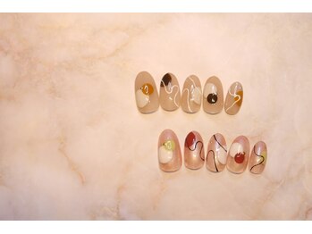 ブリオン 六本松店(Bullion)/ウェーブラインネイル