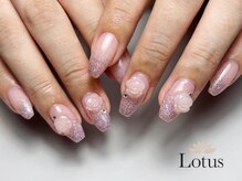 ロータス ネイルアンドアイラッシュ(Lotus)/ラメグラデーション