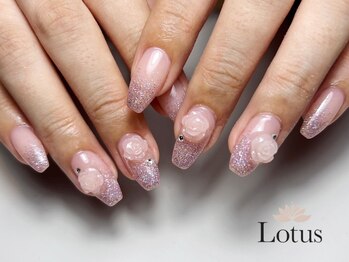 ロータス ネイルアンドアイラッシュ(Lotus)/ラメグラデーション