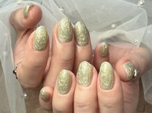 トリー アンド デリー(Toliy&Deliy)/エレガントなテクスチャーネイル