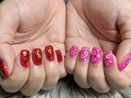 ハートガーリーネイル