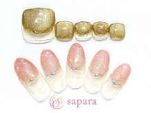 津田沼ネイルサロン サパラ(sapara)/ハンドフットセット定額￥11,499