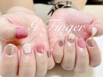 ジーフィンガー 大井町店(G Finger)/上品ピンクネイル