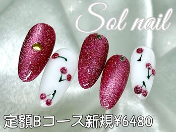 ソルネイル 池袋(Sol Nail)/定額チェリーマグネット