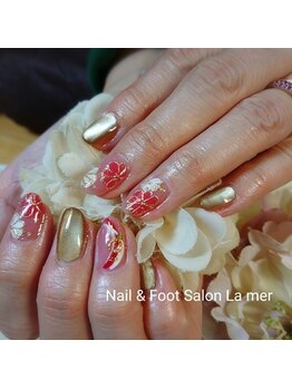 ネイルサロン ラ メール(Nail Salon La mer)/【ジェル】和ネイル