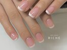 ほんのりピンクフレンチネイル