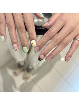 マナ 大阪心斎橋(MANA)の写真/1本ずつ選べて色変更もok!定額なのに人と被らないデザインができます♪心斎橋