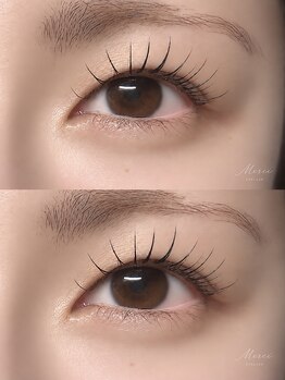 メルシー(Merci)の写真/大人女性のこだわりを叶える♪種類豊富なエクステで上品eyeを演出！貴方の”なりたい”が見つかる☆
