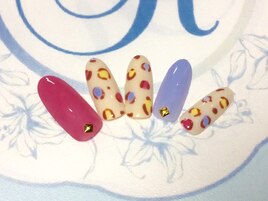 アニマルネイル◎ヒョウ柄