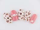 ヒョウ柄ネイル・90分6930円