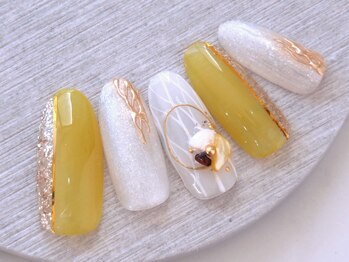 トゥーシェネイルズ(Touche'nails)/イエローネイル