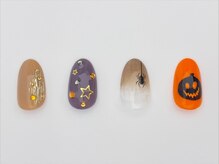 ネイルサロン アビー グランデュオ蒲田店(abbie)/ハロウィン1本アート
