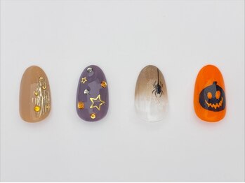 ネイルサロン アビー グランデュオ蒲田店(abbie)/ハロウィン1本アート