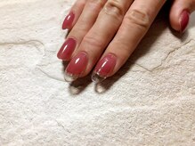 アリュメ 三重鈴鹿店(allum)/クリアフレンチネイル