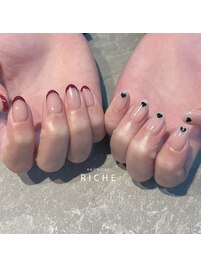 推しカラーネイル