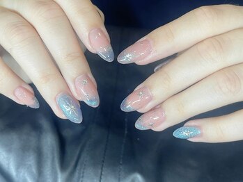 ネイルズバー 新宿店(Nails Bar)/スノーグリッターネイル