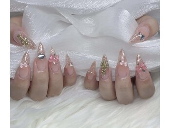 ハラ(Hara)/ラメグラデーション　リボン