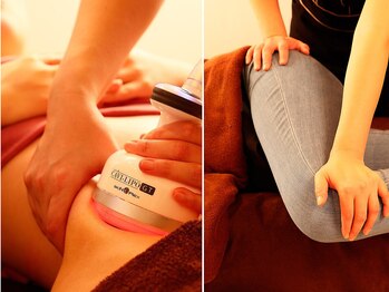 ラ・コンシェル 青葉台店(La Concier)の写真/全身痩身♪痩せ体質を作る【全身痩身マシン+美骨盤矯正★たっぷり90分¥7980】凹凸分解×巡り改善の相乗効果