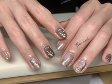 ピルヴ ネイル(Pilv nail)の雰囲気（手が綺麗に見えるニュアンスカラー+綺麗めなニュアンスdesign。）