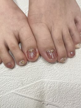 プリュム(Plume)/☆フットネイル