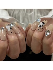 フレンチガーリーネイル