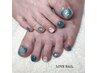 【フットネイル】定額フットネイル［親指&1本アート］　　　7700