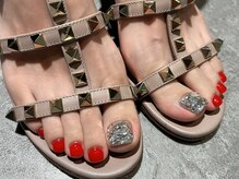 ネイルアン 下中野店(Nail Ann)/埋め尽くしフットネイル