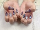 パープルオーロラネイル