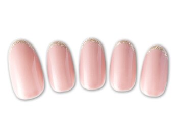 プラスネイル 北千住東口店(PLUS NAIL)/【110】先端ラメ×上品¥5,489
