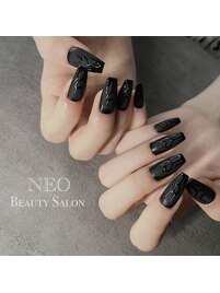 ハートファイヤーネイル