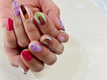アンドネイル ビューティー(AND nail,beauty)/春ネイル/インクネイル/藤沢