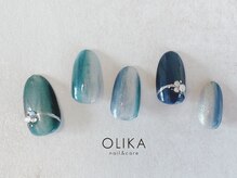 オリカ(OLIKA)/ネイビーマグネットジェル