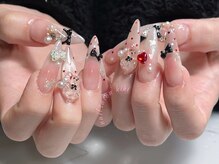 キヒ 渋谷店(Kihi)/チークネイル/ハートドット/春