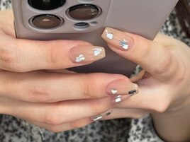 ハートホロネイル