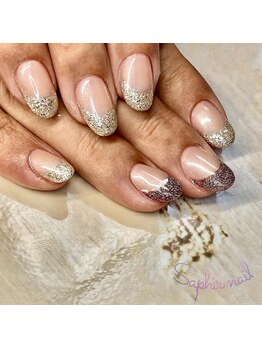 サフィールネイルサフィールネイル(Saphir nail)/マグネットフレンチ