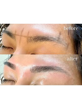 アイブロウメニューがあるサロン