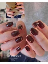 ゴトラネイル(5.tr_nail)/5本アートデザイン