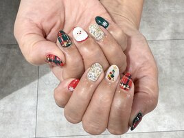 持ち込み★クリスマスネイル