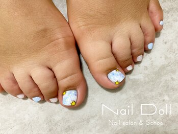 ネイルドール(Nail Doll)/フット フラワー