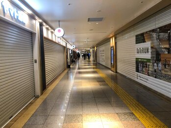 アンジェアイ 仙台駅東口店(ange eye)/【道案内】4.入ってすぐ左へ直進