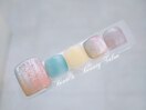 夏フットネイル　カラフルマグ