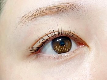 ミルト(Milte)の写真/韓国風束感まつ毛パーマ/ケアまつ毛パーマ/カラーエクステなどお客様にピッタリの目元に仕上げます♪