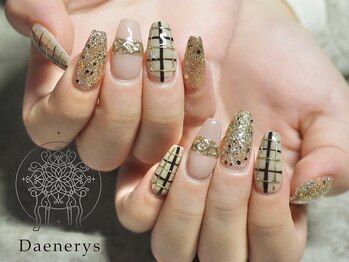 デナーリス(Daenerys)の写真/【パラジェル×持ち込みデザイン¥6600～】高技術な手書きアートでリピ率90％超！！シンプル～華やかまで！